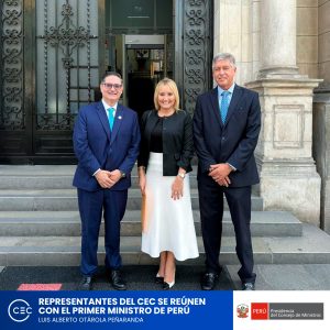 Consejo Empresarial Colombiano se reune con el primer ministro del Perú